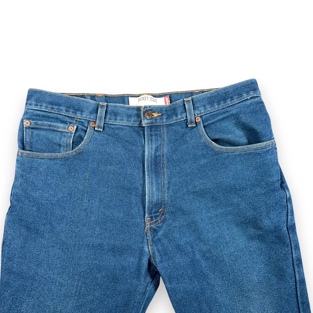 Vintage Levis Jeans Mens 36x29 Blue 517 Bootcut Dark Wash Denim Cotton Poly Y2K